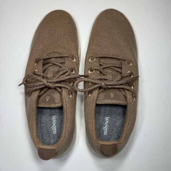 Allbird Wool Runner Tan Mens Size 12 - Picture 4 of 7